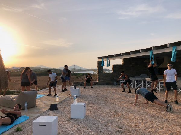 group fitness bootcamp in paros greece