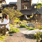 mohonk mountain house outdoor spa - best wellness resorts and retreats in new york