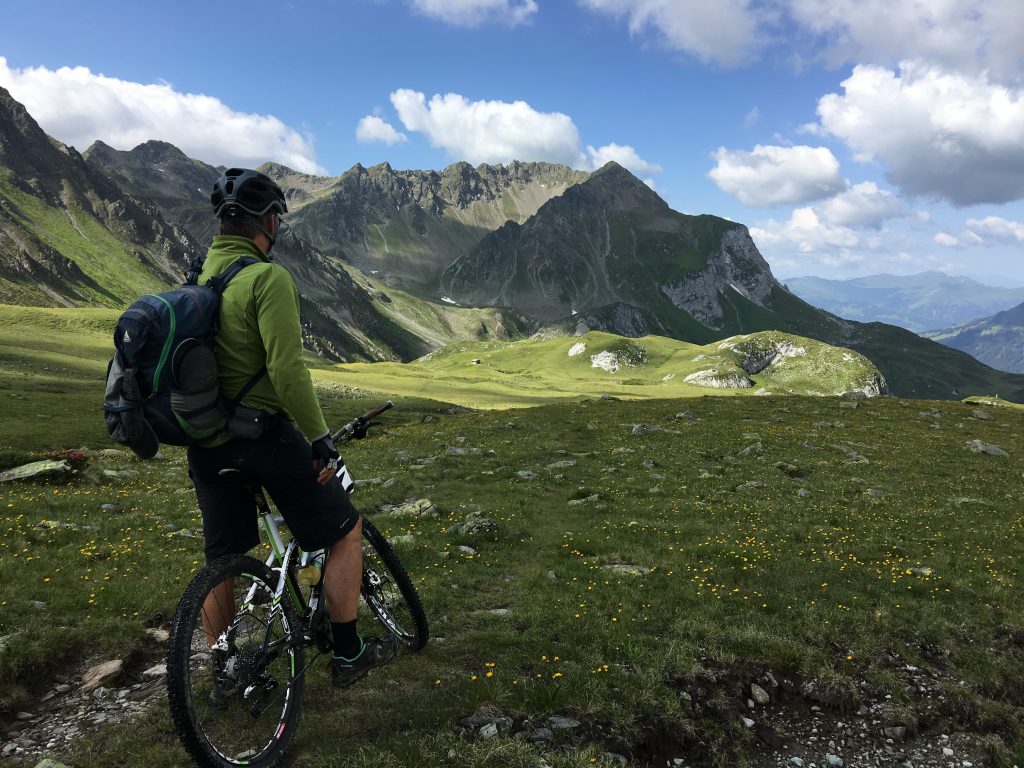 biking on an eco-friendly wellness vacation